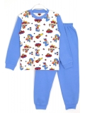 Brawl Stars Baskılı Erkek Çocuk Pijama Takımı Mavi