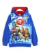 Erkek Çocuk Kapüşonlu Roblox Oyun Karakterleri Baskılı Sweatshirt, Saks.
