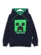 Pul Payetli Unisex Çocuk Kapüşonlu Sweatshirt, Lacivert Renk.