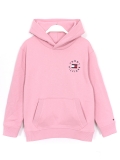 Kapüşonlu T&H Arma Detaylı Kız Çocuk Sweatshirt